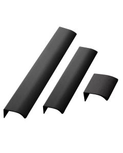 Edge Straight Fogantyúprofil - Szálcsiszolt Fekete