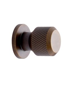 Manor Round Gombfogantyú - Antik sárgaréz