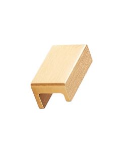 Station Gombfogantyú - Szálcsiszolt sárgaréz