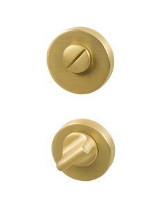 WC betétzár - Szálcsiszolt sárgaréz