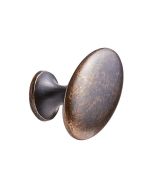 Oval Simple Gombfogantyú - Antik Barna